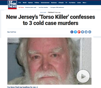 Torso Killer Confesses to three murders.